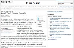 Bread Thats Flat and Flavorful The New York Times